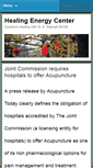 Mobile Screenshot of healingenergycenter.com